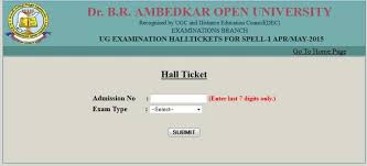 BRAOU Degree Annual Exam Hall Tickets 2020 - Download B.A/B.Com/B.Sc.Degree Hall tickets @ braouonline.in