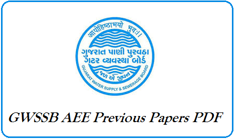 GWSSB AEE Previous Papers PDF - Gujarat AEE (Civil/Mech) Model Papers