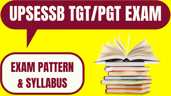 UP PGT Syllabus 2023 (PDF) UPSESSB Post Graduate Teacher Exam Pattern Download