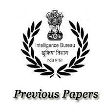 IB JIO Previous Question Papers PDF (Download) Junior Intelligence Officer Model Papers