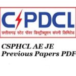 CSPHCL AE JE Previous Papers PDF for Civil, EEE, Mechanical | Last 5 Years CSPHCL AE JE Question papers