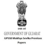 GPSSB Mukhya Sevika Previous Papers (PDF) Download Model Papers