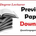 APPSC Degree Lecturer Question Papers PDF - Download APPSC Lecturer Model Papers PDF