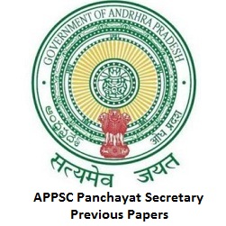 APPSC Panchayat Secretary Previous Question Papers (PDF) Group 4 Model Papers