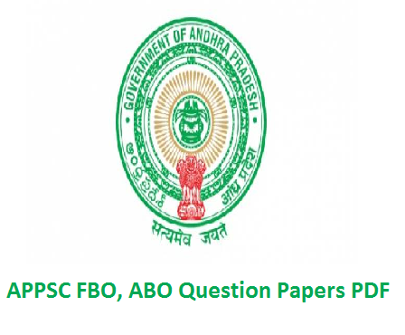 APPSC FBO ABO Question Papers