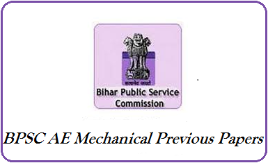 Bihar AE Mechanical Previous Year Papers - Solved Question Papers Download