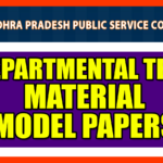 APPSC Departmental Test Previous Question Papers (PDF) Download