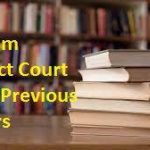 Ganjam District Court Previous Papers (Download) Junior Clerk, Junior Typist, Stenographer Question Papers