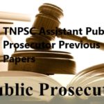 TNPSC Assistant Public Prosecutor Previous Papers PDF Download