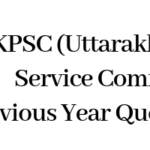 UKPSC Forest Ranger Officer Previous Papers (PDF) Download Uttarakhand FRO Question Papers