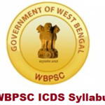 WBPSC ICDS Supervisor Syllabus 2023 (Updated) Exam Pattern PDF Download