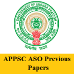 APPSC ASO Previous Question Papers PDF (Download) Assistant Statistical Officer Model Papers