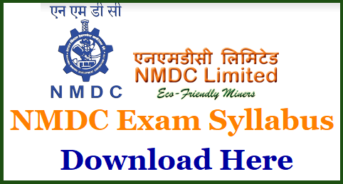 NMDC Junior Officer Trainee Syllabus 2023 [Download] JOT Exam Pattern PDF