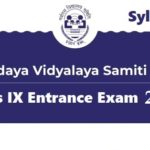 Navodaya Vidyalaya 9th Class Syllabus (PDF) JNVST Class 9 Exam Pattern Download