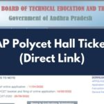 AP Polycet Hall Ticket 2023 (Out) @ polycetap.nic.in: Manabadi AP Polycet Admit Card