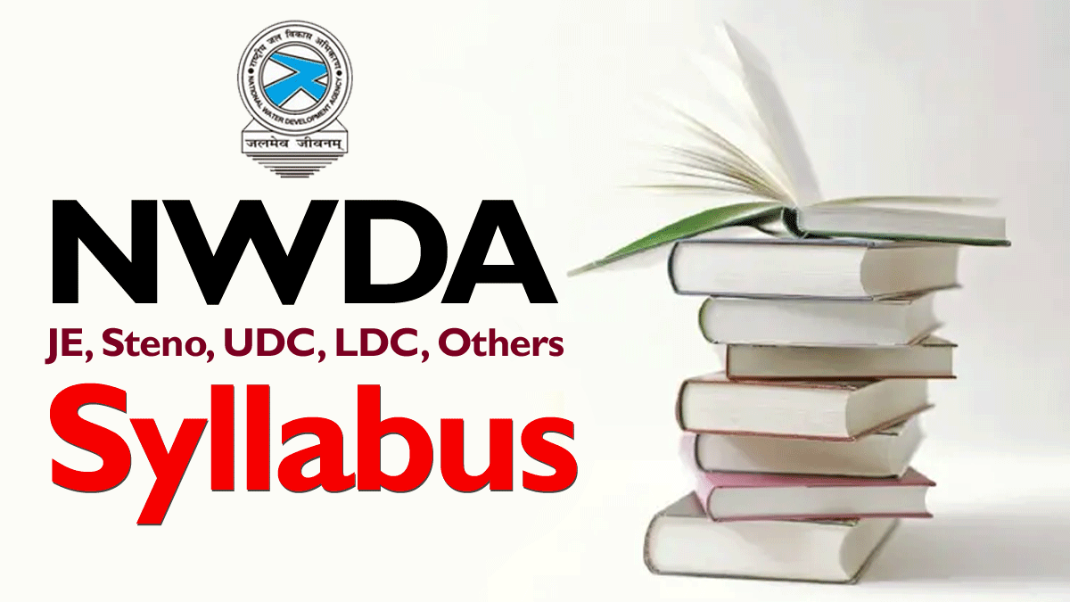 NWDA JE Syllabus 2023 (New) LDC UDC Steno Exam Pattern PDF Download