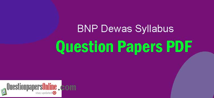 BNP Dewas Syllabus