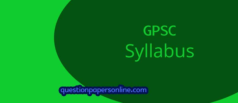 gpsc-syllabus